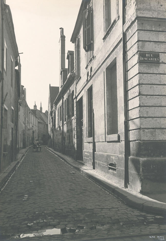 A city street.