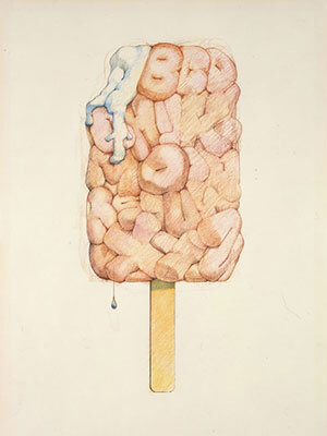 Alphabet in the Form of a Good Humor Bar